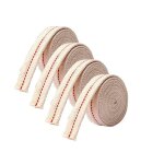 M�che plate pour lampe � huile, 4 rouleaux blanc 1. 1x2 m 2