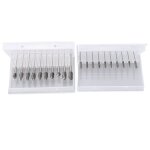 Mches de sculpture en carbure de tungstne, jeu de fraises rotatives  double coupe pour bricolage, ...