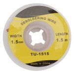 Mche  souder bga 1. 5m 1. 5mm, fil de tresse  dessouder, dissolvant de soudure pcb