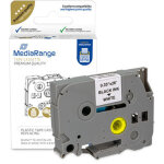 Mediarange mediarange mrbtz221 - noir - jet d'encre - permanent - brother p - touch 1000 - 1010 - 1080 ...