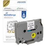 Mediarange mediarange mrbtz231 - noir - blanc - jet d'encre - permanent - brother p - touch 1010 - 1080 ...