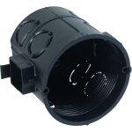 Meister commutateur bo�te d'encastrement, 60 mm, noir / 25 pack