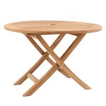 Mejia - table ronde pliable 120cm