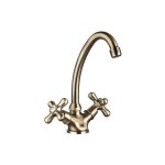 Mélangeur lavabo - edouard rousseau - rétrosol - embase Ø 52 mm - bec haut orientable - vieux bronze ... Mélangeur lavabo - edouard rousseau - rétrosol - embase Ø 52 mm - bec haut orientable - vieux bronze ...
