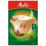 Melitta filtre cornet papier bte40 brun 1x6