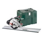 Metabo 18v scie circulaire portative sans fil � m�taux mks 18 ltx 58 fs set, avec rail de guidage 160, ...