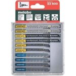 Metabo assortiment 3 de lames de scies sauteuses, h + m + plast. , 10 pices