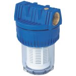 Metabo filtre pour pompes de jardin et surpresseurs 1 1 / 4  court, avec cartouche pour filtre lavable ...