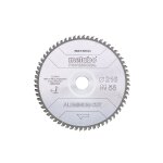 Metabo lame de scie  aluminium cut - professional , 254x2, 4 / 2, 0x30 z72 fz / tz 5neg - 628447000