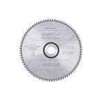 Metabo lame de scie circulaire hw / ct 254x30, 80 fz / tz, 5
