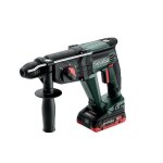 Metabo marteau combin sans fil kh 18 ltx 24, 18v / 2x4ah lihd + asc 55 - 601712800