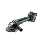 Metabo meuleuse d'angle sans fil w 18 lt bl 11 - 125, 18v / 2x4ah - 613052510