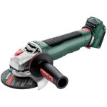 Metabo meuleuse d'angle sans fil wpb 18 lt bl 11 - 125 quick, sans batterie et chargeur - 613059840
