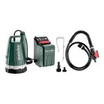 Metabo pompe immergee et citerne a eau de pluie sans fil tpf 18 ltx 2200 (601729850)