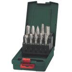 Metabo set de fraises carbure, queue de 6 mm, 10 pièces Metabo set de fraises carbure, queue de 6 mm, 10 pièces