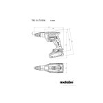 Metabo visseuse sans fil pour cloisons sches tbs 18 ltx bl 5000, 18v / 2x2ah - 620063500