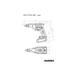 Metabo visseuse sans fil pour construction en bois hbs 18 ltx bl 3000, 18v / 2x2ah - 620062500