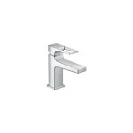 Metropol metropol 100 mitigeur de lavabo poigne trier bec court, bonde push - open chrome (74500000) ...