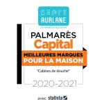 Meuble colonne de douche 30x35 cm suspendu - 2 portes finition blanc mat