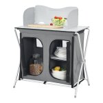 Meuble de cuisine d'extérieur tullinge pliable 105 x 80 x 51 cm gris helloshop26 03 0008669 Meuble de cuisine d'extérieur tullinge pliable 105 x 80 x 51 cm gris helloshop26 03 0008669