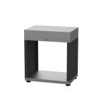 Meuble cuisine extérieure ouvert duo inox / acier noir - le marquier Meuble cuisine extérieure ouvert duo inox / acier noir - le marquier