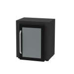 Meuble frigo 80 x 55 cm noir