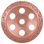 Meule assiette au carbure 180 x 22, 23 mm gros, surface bombe 1pc