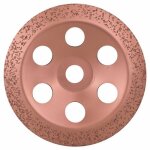 Meule assiette au carbure 180 x 22, 23 mm moyen, surface bomb�e 1pc