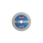 Meule vitrifie blanche  eau d. 125 x al. 20 x ep. 20 mm gr. 60 - 12017 - leman