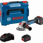 Meuleuse 125 mm gwx 18v - 10 sc bosch + 2 batt. procore18v 5. 5ah + gal 1880 - 06017b0402