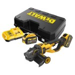 Meuleuse 230 mm dewalt xr flexvolt 54v 3ah li - ion brushless - 2 batteries, coffret - dcg460x2 - qw