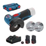 Meuleuse d'angle bosch gws 12v - 76 v - ec professional (2 x 3 ah) Meuleuse d'angle bosch gws 12v - 76 v - ec professional (2 x 3 ah)