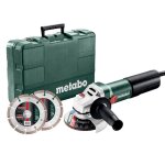 Meuleuse d'angle metabo wq 1100 - 125 set