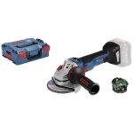 Meuleuse d'angle sans fil 125 mm sans batterie, + mallette bosch professional gws 18v - 10 sc (125mm), ... Meuleuse d'angle sans fil 125 mm sans batterie, + mallette bosch professional gws 18v - 10 sc (125mm), ...