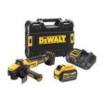 Meuleuse d'angle � vitesse variable 125 mm xr 18v advantage dewalt 6ah li - ion brushless interrupteur ...