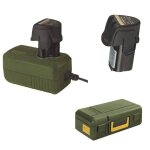 Meuleuse angulaire  long col proxxon lhw / a sans fil, chargeur batterie rapide + batterie li - ion