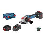 Meuleuse bosch x - lock gwx 18v - 10 sc - 18v 8. 0 ah, chargeur, coffret - 06017b0401 Meuleuse bosch x - lock gwx 18v - 10 sc - 18v 8. 0 ah, chargeur, coffret - 06017b0401