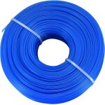 Mevronisshop - 1, 6mm x 100m fil de d�broussailleuse, bobine fil nylon pour coupe bordure, ligne de coupe ...