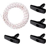 Mevronisshop - 10 m�tres Ø3mm corde de d�marrage tondeuse � gazon avec 4 poign�e de d�marrage corde ...