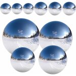 Mevronisshop - 10 pcs boule d'observation en acier inoxydable�sph�re de jardin r�fl�chissante�sph�re ...