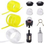 Mevronisshop - 10 pi�ces kit de tuyau de carburant, 1m tuyaux d'essenc, filtre � essence, ampoule d'amor�age ...