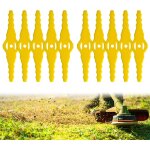 Mevronisshop - 10 pi�ces nouvelles lames de rechange en plastique, lame plastique coupe bordure, lames ...
