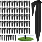 Mevronisshop - 100 pi�ces piquet fil robot tondeuse, piquet de terre pour c�ble de d�limitation, crochet ...