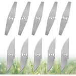 Mevronisshop - 16 pi�ces lames coupe herbe: lames m�talliques pour coupe bordure, coupe bordure lame ...