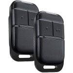 Mevronisshop - 2 pour 2401539 tlcommande motorisation portail portes de garage 2 canaux 433. 42mhz ...
