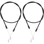 Mevronisshop - lot de 2 c�bles d'accessoires pour tondeuse � gazon 147 cm compatibles avec fuxtec fx ...