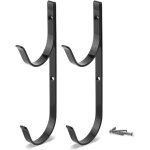 Mevronisshop - lot de 2 crochets de fixation en aluminium pour piscines, jardins, garages, fermes