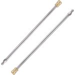 Mevronisshop - lot de 2 lances de nettoyeur haut pression avec raccord rapide 1 / 4 , 4000 psi, tige ...