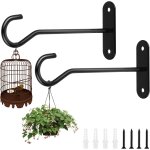 Mevronisshop - 2 pcs crochet pour pot de fleurs crochet mural pour pot de fleurs support mural pot de ...