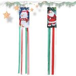 Mevronisshop - 2 pi�ces manche a air de no�l, 100 cm suspendu manche � air color� parfaite d�coration ...